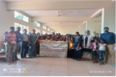 Health education session at Kateel school