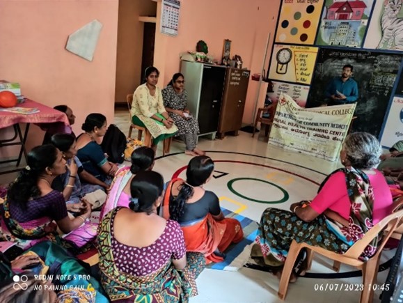 Health awareness at Anganwadi