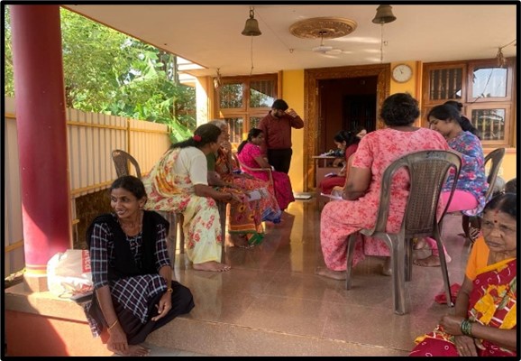 Screening at Manebettu village